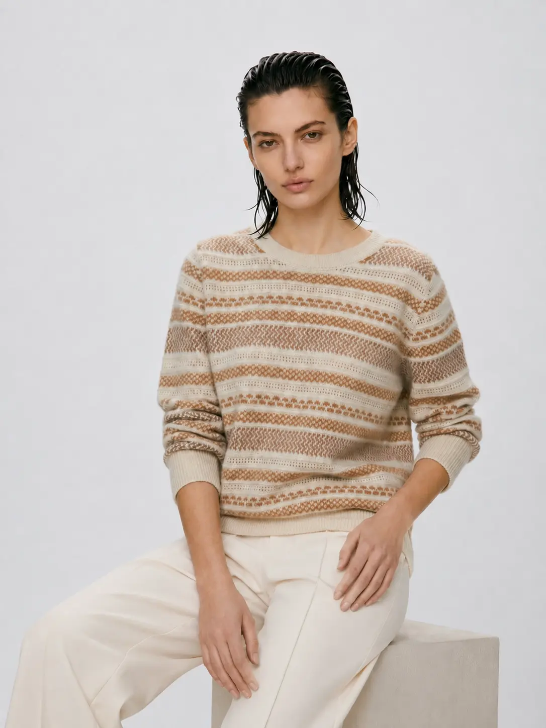lightweight soft pullover ribbed main image