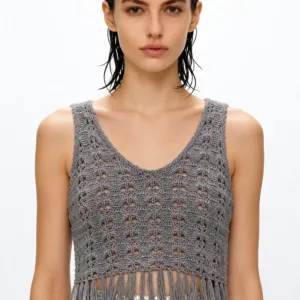 sleeveless knit vest main image