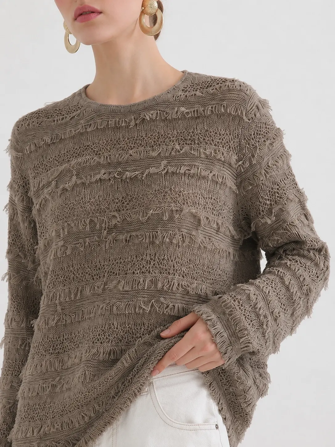 cashmere knit sweater main image
