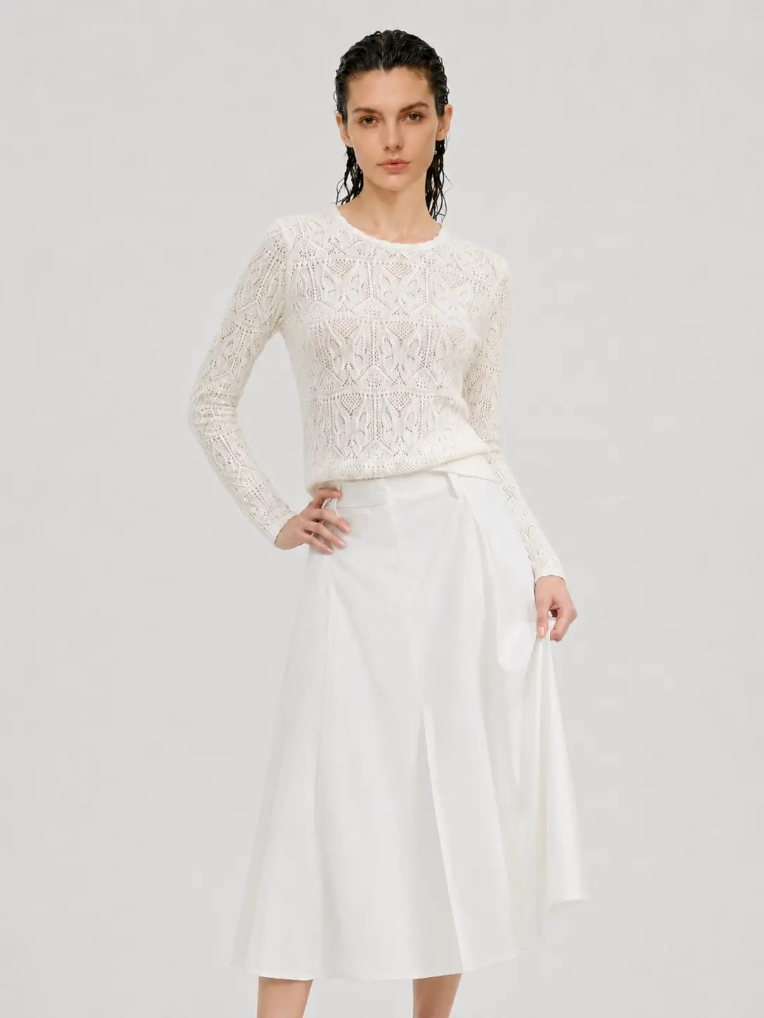 elegant wholesale hollow out pointelle