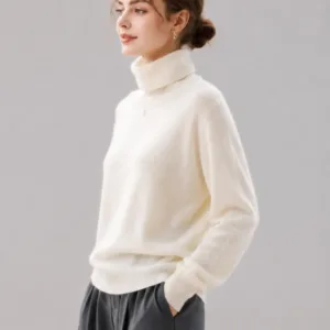 knit high neck sweater mian image