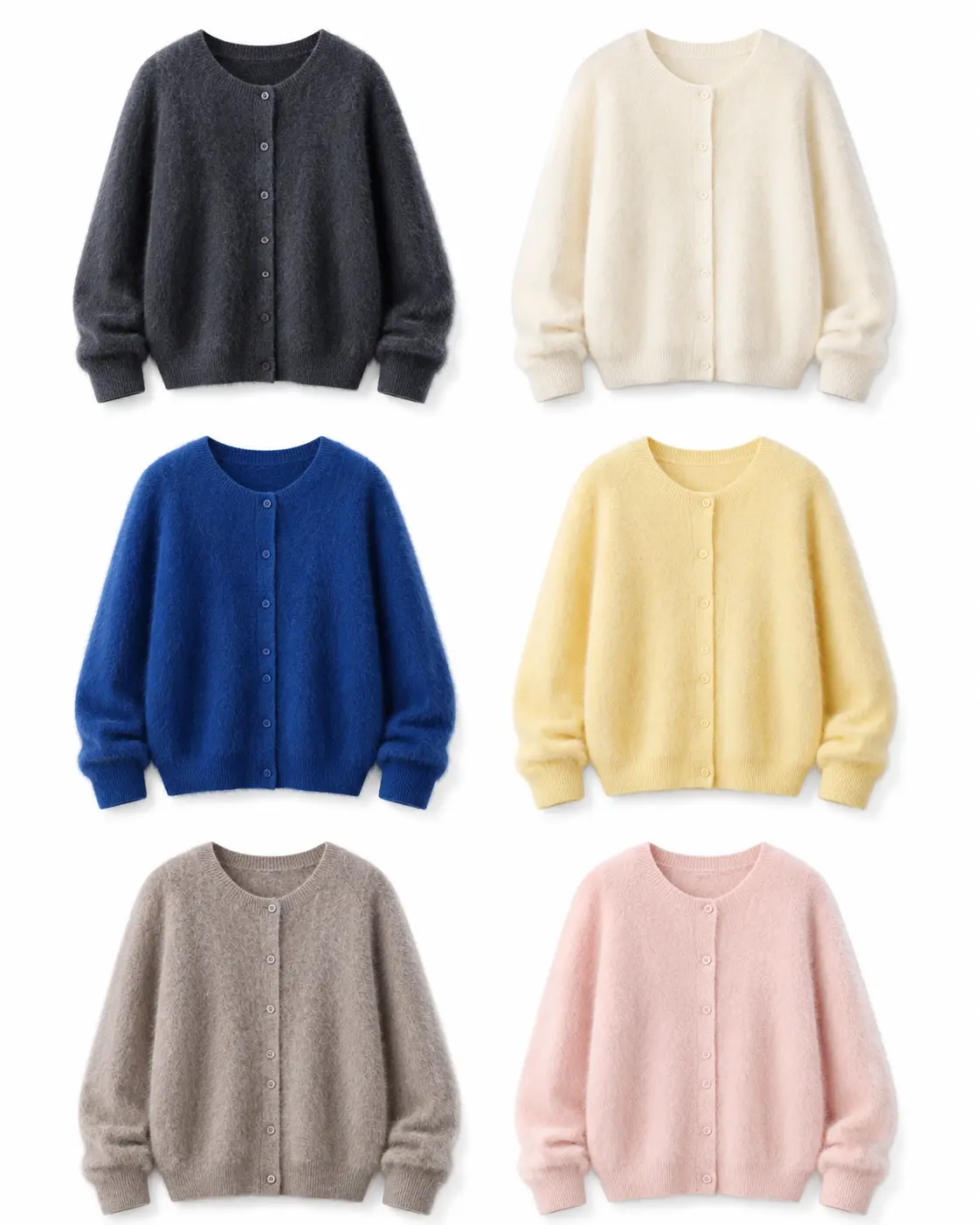 various colors women knit cardigan sweater